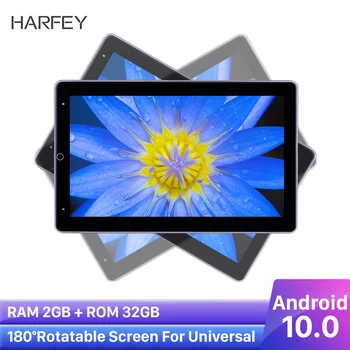 

Harfey Universal HD 180°Rotatable Screen Android 10.0 RAM 2GB ROM 32GB 9 "car Radio GPS Car Multimedia player support Carplay