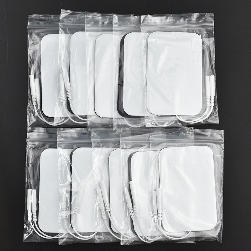 20 шт. самоклеящиеся гелевые электродные подушечки для физиотерапии стимулятор