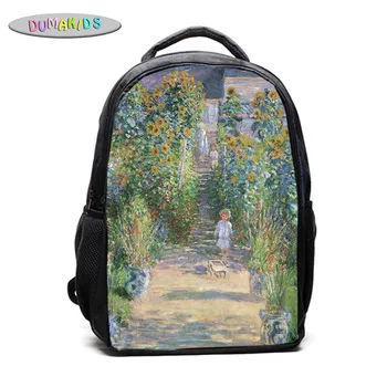 

Fashion Multicolor Backpack Backpack Canvas Girls Student Art Boys Backpack Women School Stylish Painting Backpack
