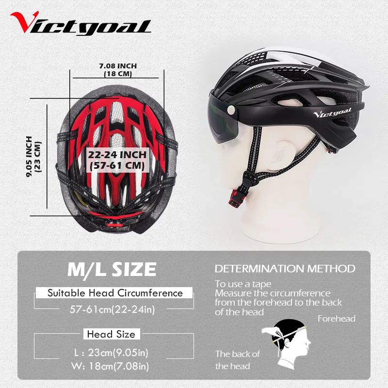 Victgoal велосипедный шлем Led для мужчин ветрозащитные очки MTB велосипедные шлемы ультра светильник дорожный горный велосипед очки светильник шлем