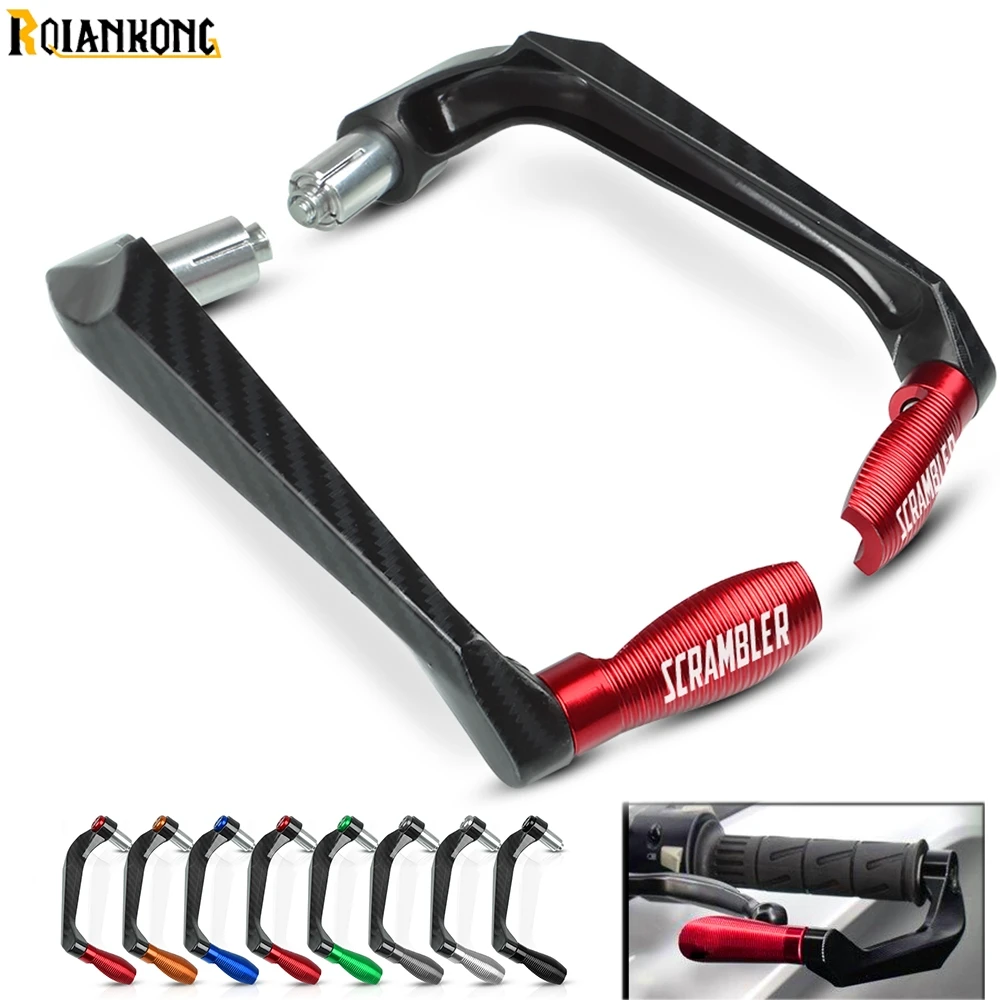 

Motorcycle Handlebar Grips Guard Brake Clutch Levers Guard Protector For DUCATI SCRAMBLER 2006-2016 2007 2008 2009 all years