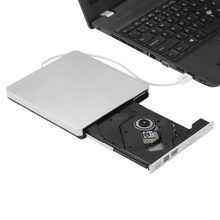 USB 3,0 портативный ультра тонкий внешний CD-RW DVD-RW CD DVD rom плеер привод писатель Rewriter для ноутбука ПК рабочего стола