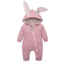 Baby Rabbit Rompers For Baby Girls Autumn Winter Infant Clothing Overalls Jumpsuit Halloween Costume Newborn Baby Boys Clothes 5