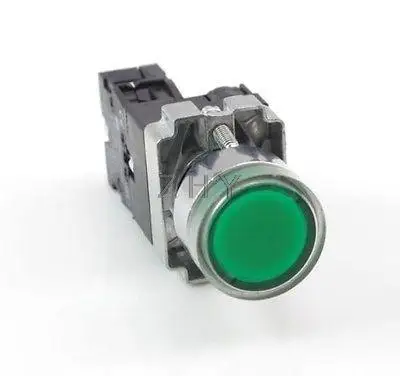 

1 N/O XB2BW33M1C Momentary Blue Flush Pushbutton With AC220V Pilot Light Lamp