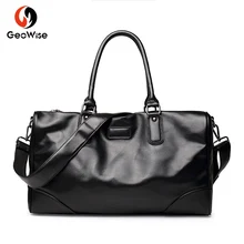 Мужские Модные Сумки из искусственной кожи, дорожные сумки, большие вместительные сумки на плечо, мужские деловые сумки-мессенджеры через плечо