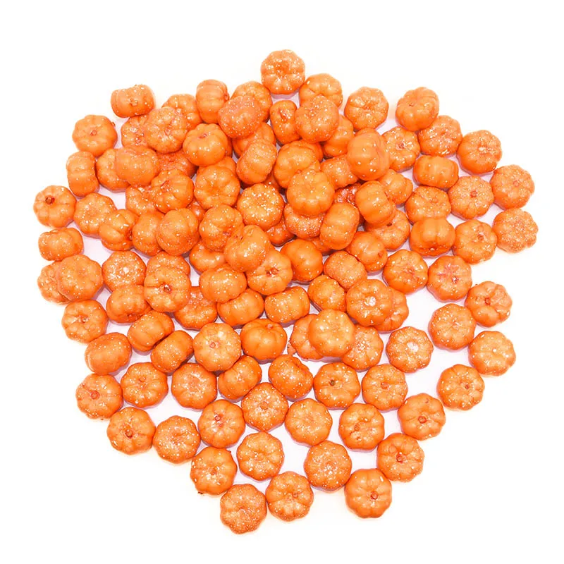 25/50pcs 3.5cm Mini Realistic Artificial Pumpkins Foam Pumpkins DIY Craft Fake Foam Small Pumpkins Home Halloween Decorative