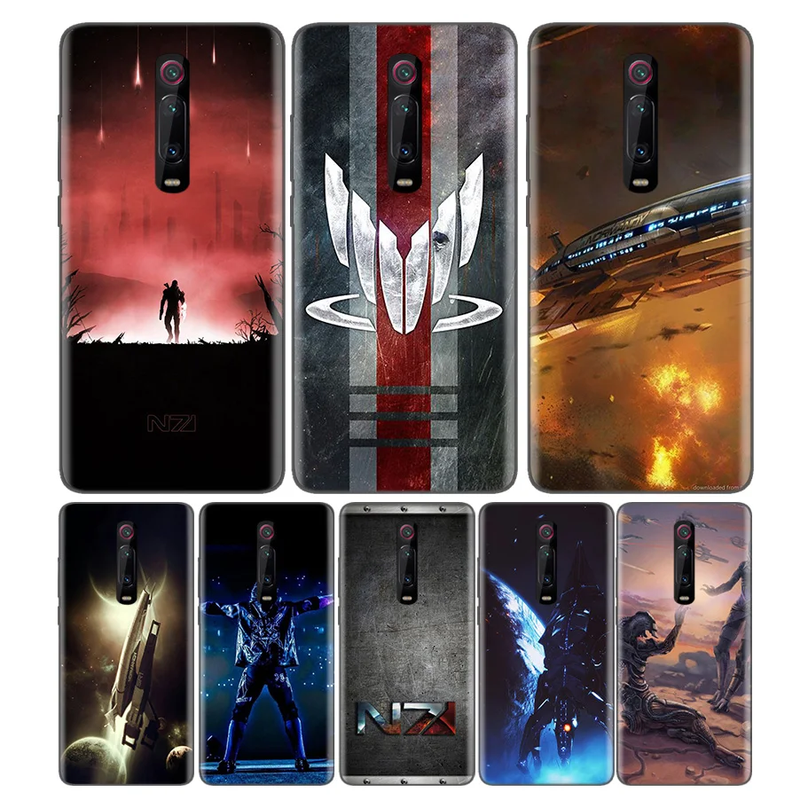 

Black Soft Silicone Bag Cover Cases for Xiaomi Mi 9T CC9 Redmi 4 4X 5 6 6A 7 7A Note Plus K20 Pro F1 Tampa Fall N7 Mass Effect