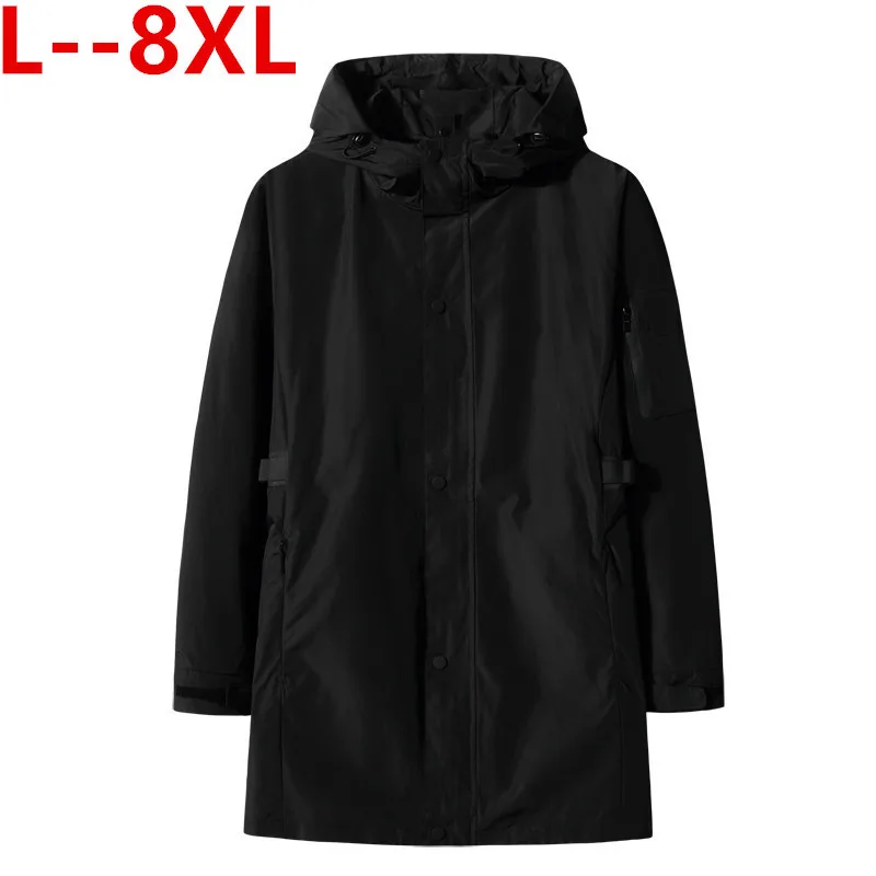 Мужская зимняя куртка с длинным рукавом размеры до 5XL|Куртки| |