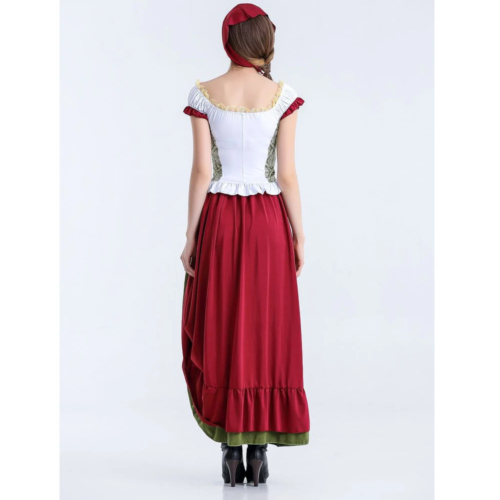 Women Sexy Halloween Cosplay Dresses Beer Lady Role Playing Clothes Girls Sweet Club Dress Women Stage Bar Waiter Cosplay Dress