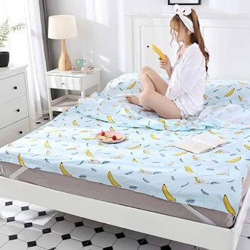 

Cartoon Fruit Printed Adult Sleeping Bag Cotton Sleeping-Bag Envelope Style Portable Sleeping Bags For Camping Tourism