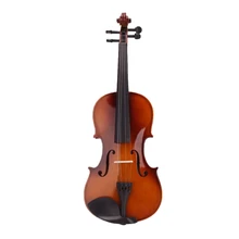 ABLB-4/4 полный размер естественная акустическая Скрипка чехол с бантом канифоль