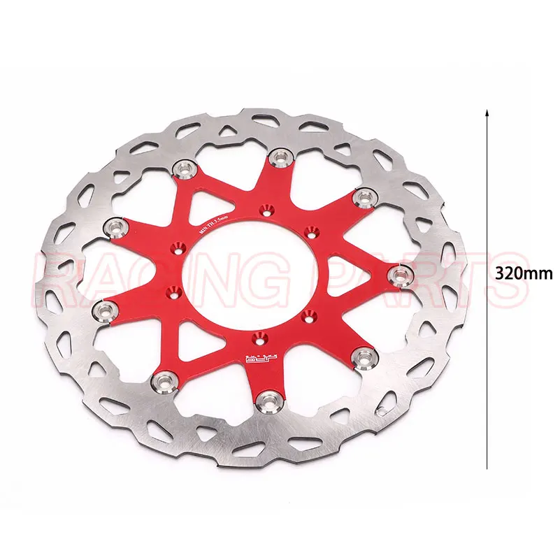 320mm Oversize Front Wavy Floating Brake Disc Rotor Cr125 Cr250 Crf250r