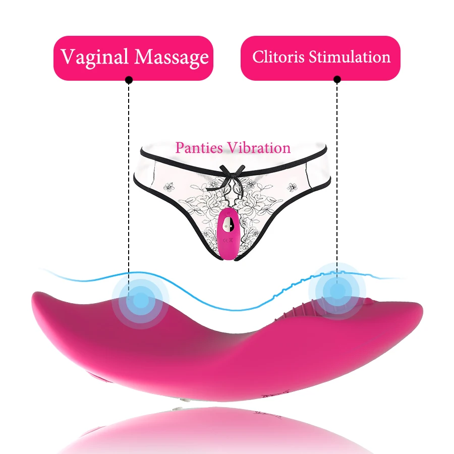 FLXUR Portable Clitoral Stimulator 10 modes Wireless Remote Control Vibrator Invisible Panties Vibrating Egg Sex Toys For Women
