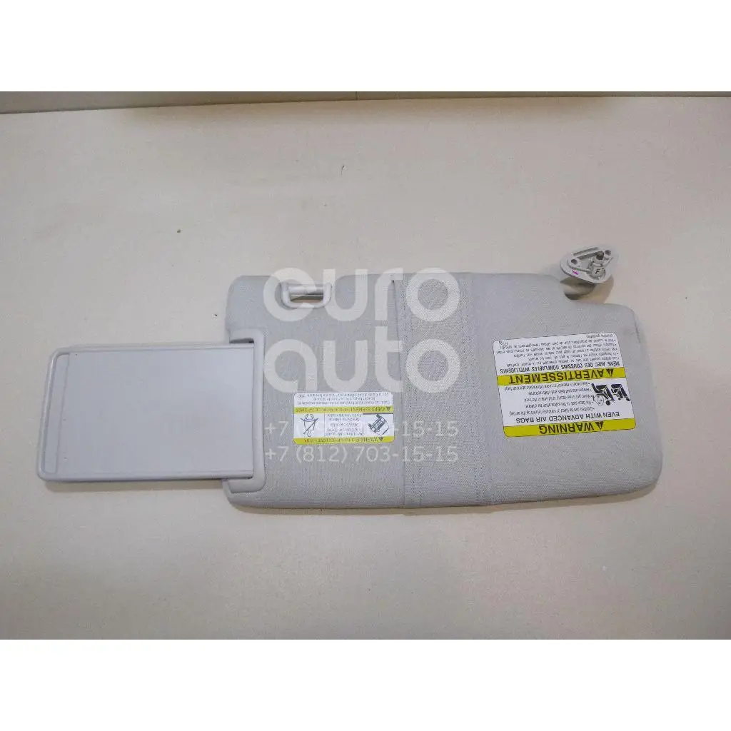 Козырек солнцезащитный(внутри), состояние – Б/У,, для Subaru Forester(S13) 92011SG050LO ЛЕВЫЙ 92011SG050LO