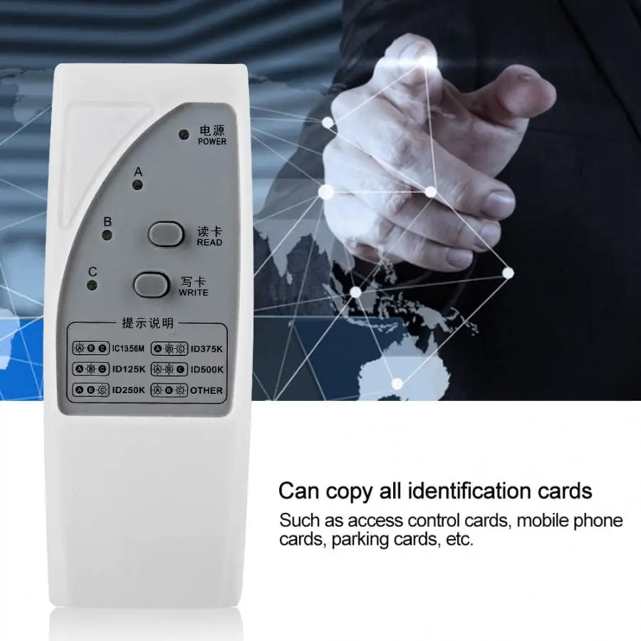Ручной считыватель репликатор RFID NFC 125khz-13.56mhzID IC репликатор карт контроля доступа