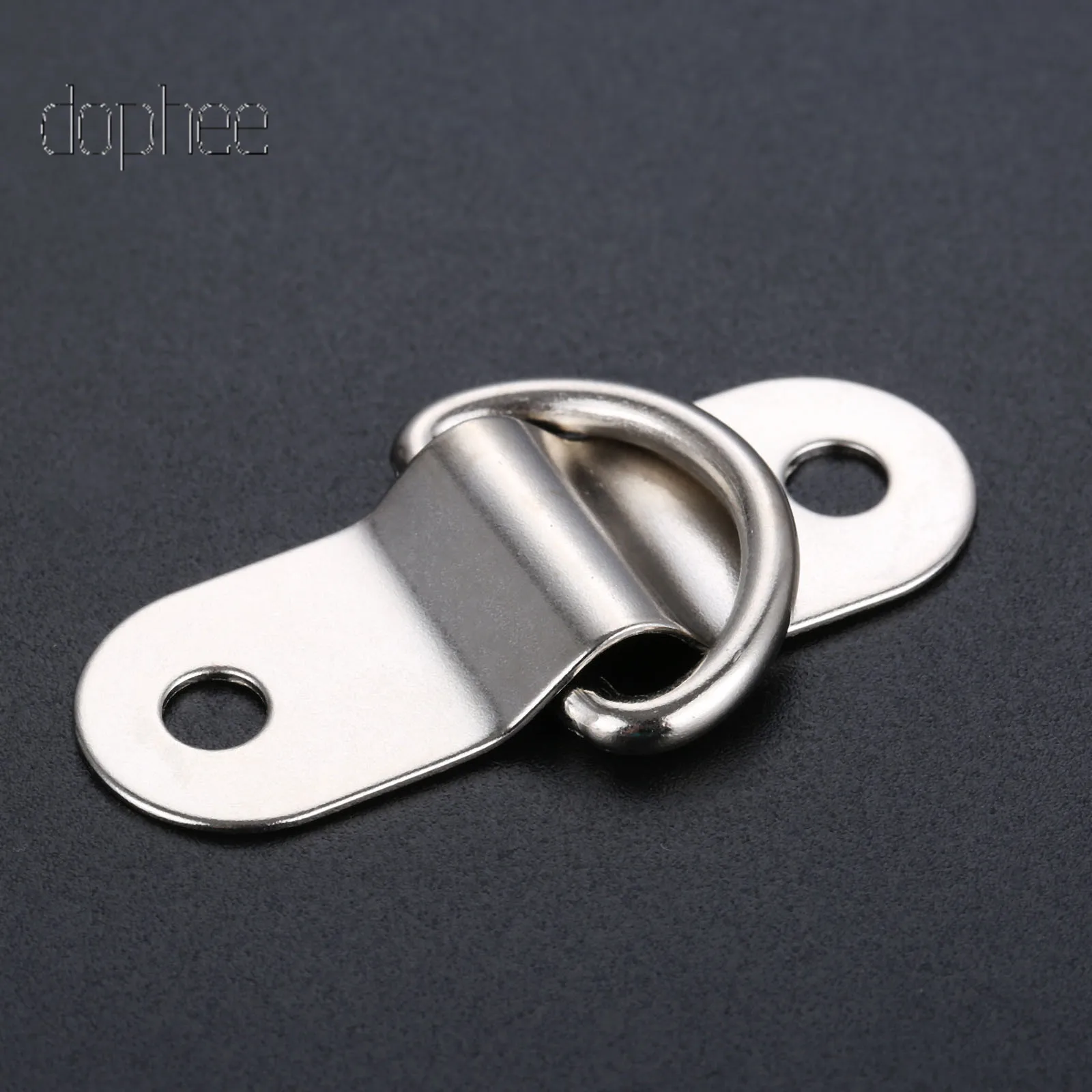 

dophee 10pcs Metal D Ring Clips Arch Bridge for Handbag Bags Luggage Hanger Leather DIY Hardware Crafts Accessory