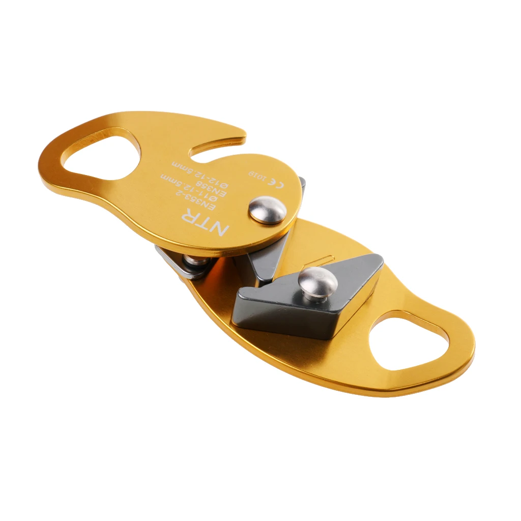 Gold Outdoor Tree Rock Climbing Rope Grab Protecta Equipment 15KN Camping Hiking Climbing Accessories