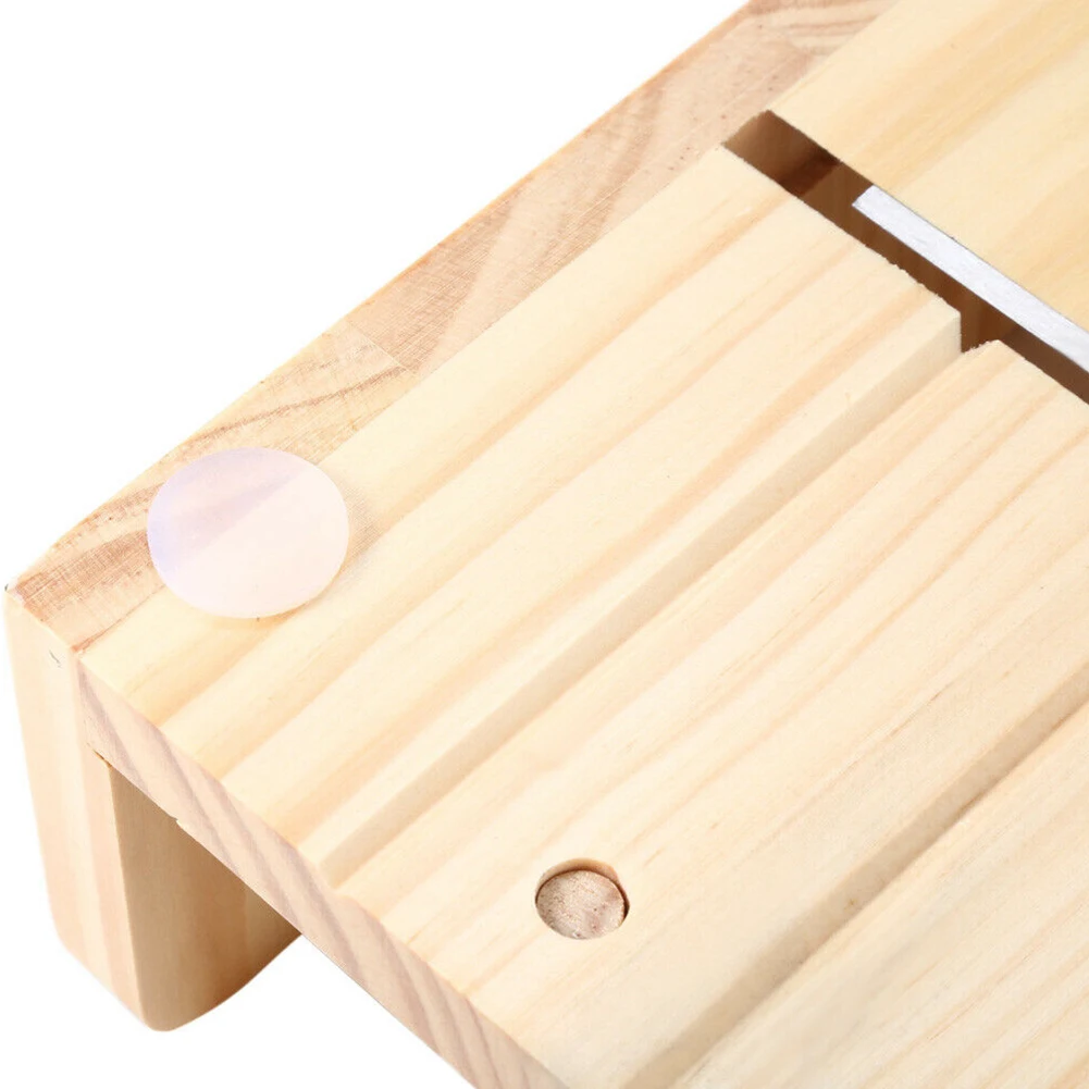 Магнитные всасывающие деревянные многофункциональные инструменты для резки проволоки, Балансирующий аппарат, нож для мыла шкатулка с изменяемыми отсеками со шкалой DIY, точный