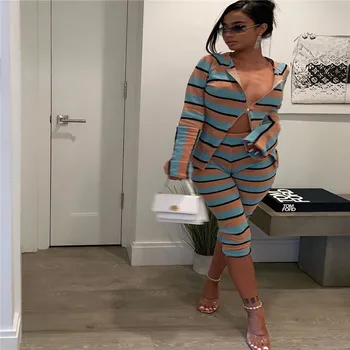 

Two Piece Set Women Tops And Pants Tracksuit Sets Womens Outfits Fall Color Matching Sweatsuit Pants Ropa Mujer Подходить