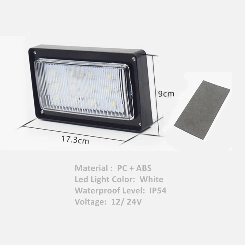 ALWAYSME 12V/24V Fire Truck Emergency Side Strobe Warning Light For Fire Trucks Ambulance Wrecker