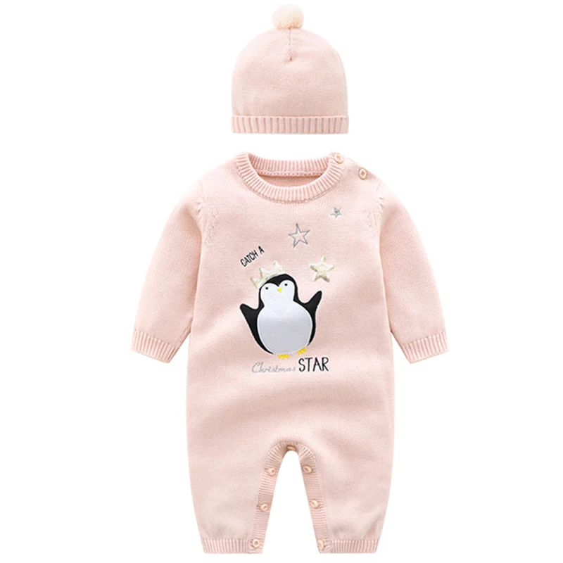 21 Baby Girl Romper Knitted Newborn Baby Clothes Romper Cartoons With Hat Infant Toddler Jumpsuit Kids Cotton Toddler Jumpsuit Rompers Aliexpress