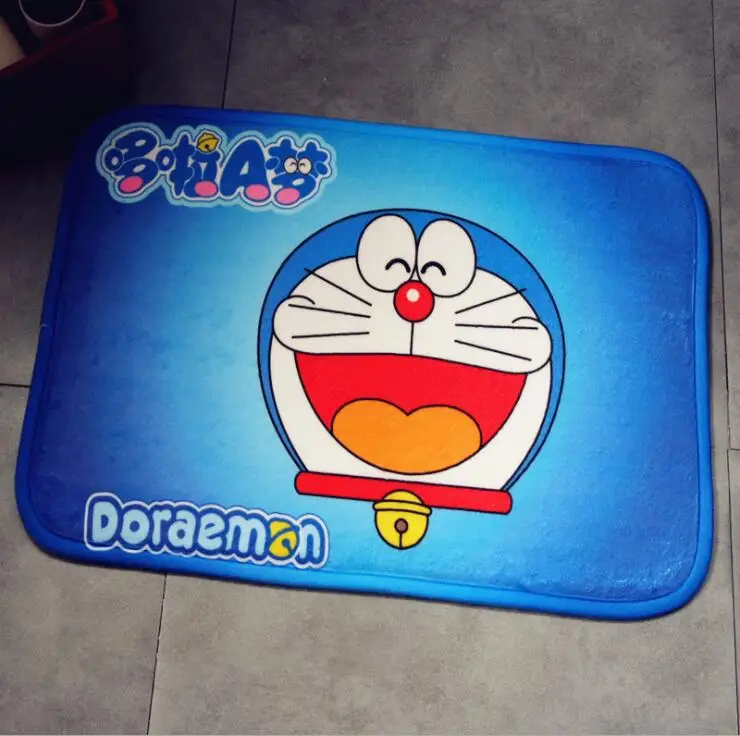 Розовый Мультфильм Doraemon плюшевый коврик для ног коврик для двери ковер плюшевая игрушка 3032 - Цвет: Розовый