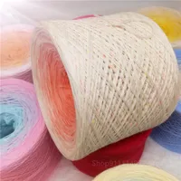 205g Organic Cotton Lace Spring And Autumn Cake Yarn Gradient Color Crochet Shawl Princess Skirt DIY Handmade Knit Soft Yarn 2