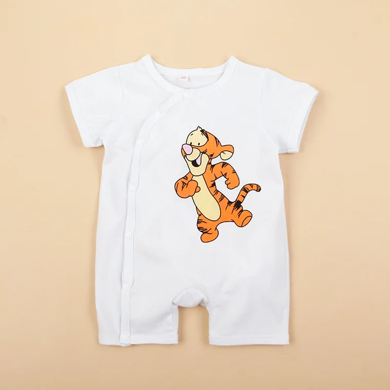 Newborn baby cotton rompers lovely Rabbit ears baby boy girls short sleeve baby costume Jumpsuits Roupas Bebes Infant Clothes