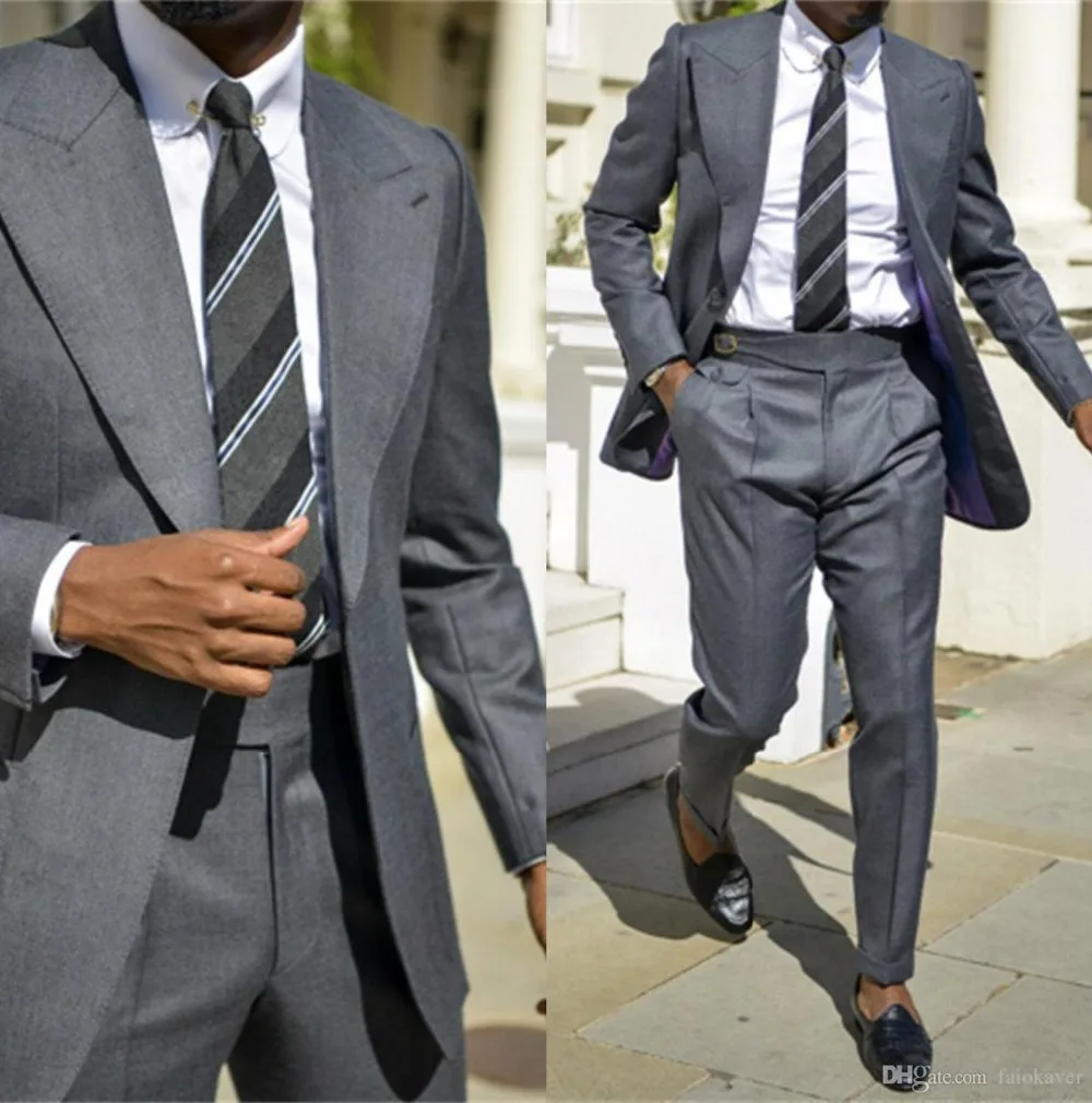 Dark-Grey-One-Button-Mens-Suits-Evening-Party-Wear-2-Pieces-Formal-Occasion-Peaked-Lapel-Coat (1)