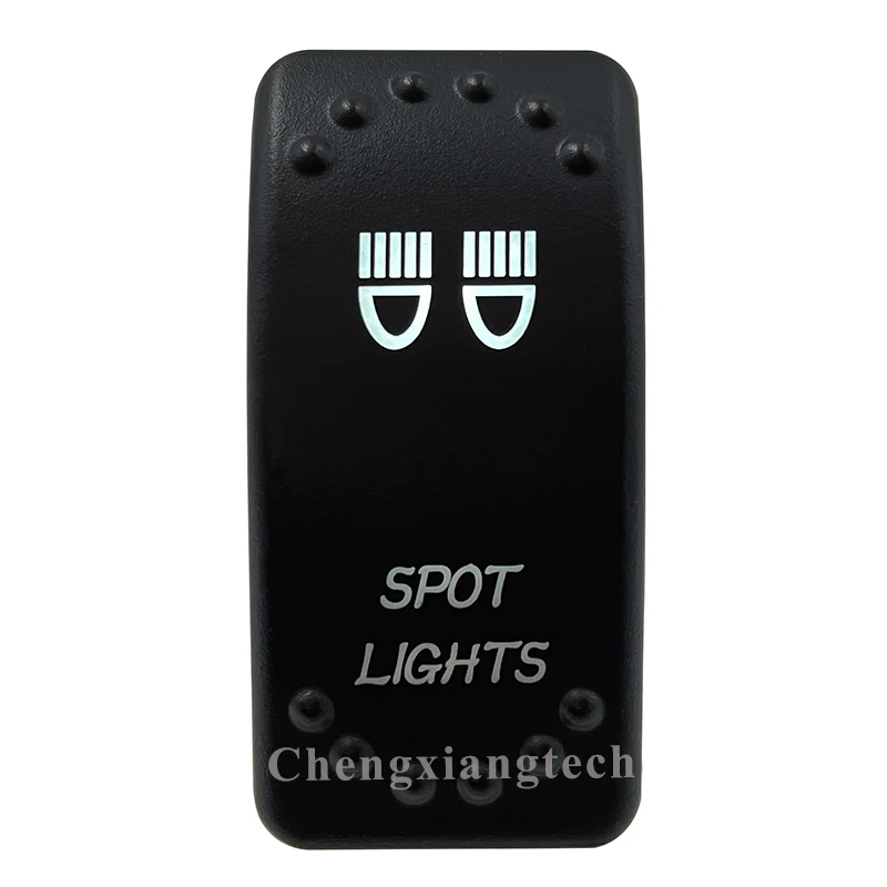 12v/24v Водонепроницаемый IP66 автомобиль Лодка белый светодиод 3 Pin SPST вкл/выкл