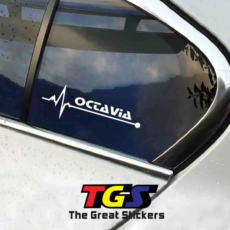 Новинка автомобильная наклейка в виде сердца и ритма Стайлинг украшение для окон