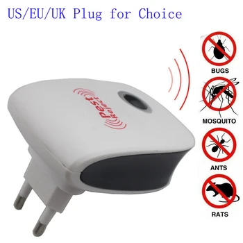 

1Pcs Pest Reject Ultrasound Mouse Cockroach Repeller Device Insect Rats Spiders Mosquito Killer Pest Control Household Pest