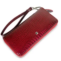 Long Wristlet Wallet Purse Genuine Leather Wallet Female Fashion Zipper Women Wallets Card Holder Clutch Ladies Wallets 1