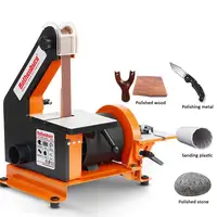 Woodworking Multifunction Sharpening Grinding machine small Household Sand disc Belt machine Desktop metal DIY Mini polisher 1