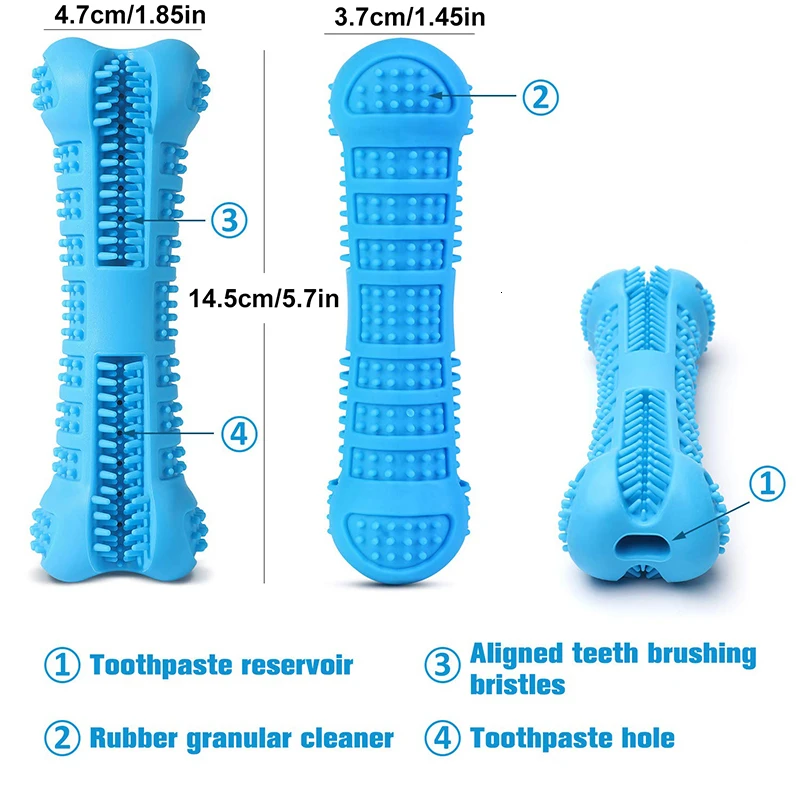Benepaw нетоксичные силиконовые зубные щетки для собак, устойчивые к укусам, жевательные игрушки для домашних животных, эффективный уход за зубами, чистка костей