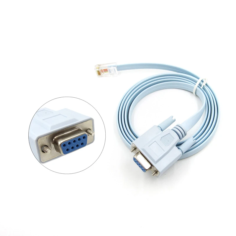 Консоль aux кабель проектор коммутационная линия RJ45 К DB9 кабина консоль 72-3383-01 Для коммутатор роутер Ethernet LAN горячая распродажа