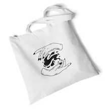 Qlychee экологические сумки для покупок Женская парусиновая сумка с принтом дьявола повседневные большие модные сумки школьные студенческие сумки через плечо