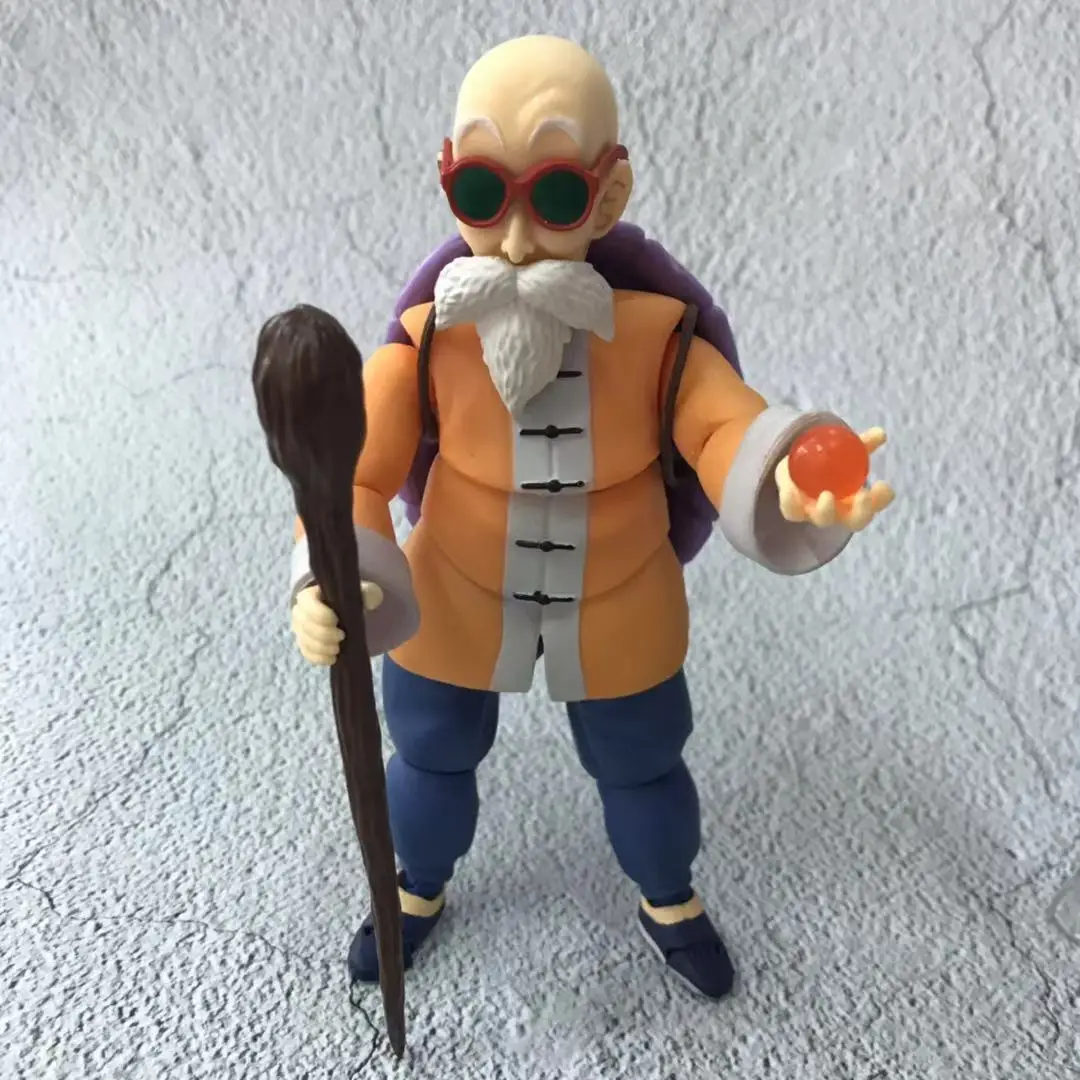 

Dragon Ball Master Roshi Kamesennin BJD Joints Moveable Action Figure Model Toy