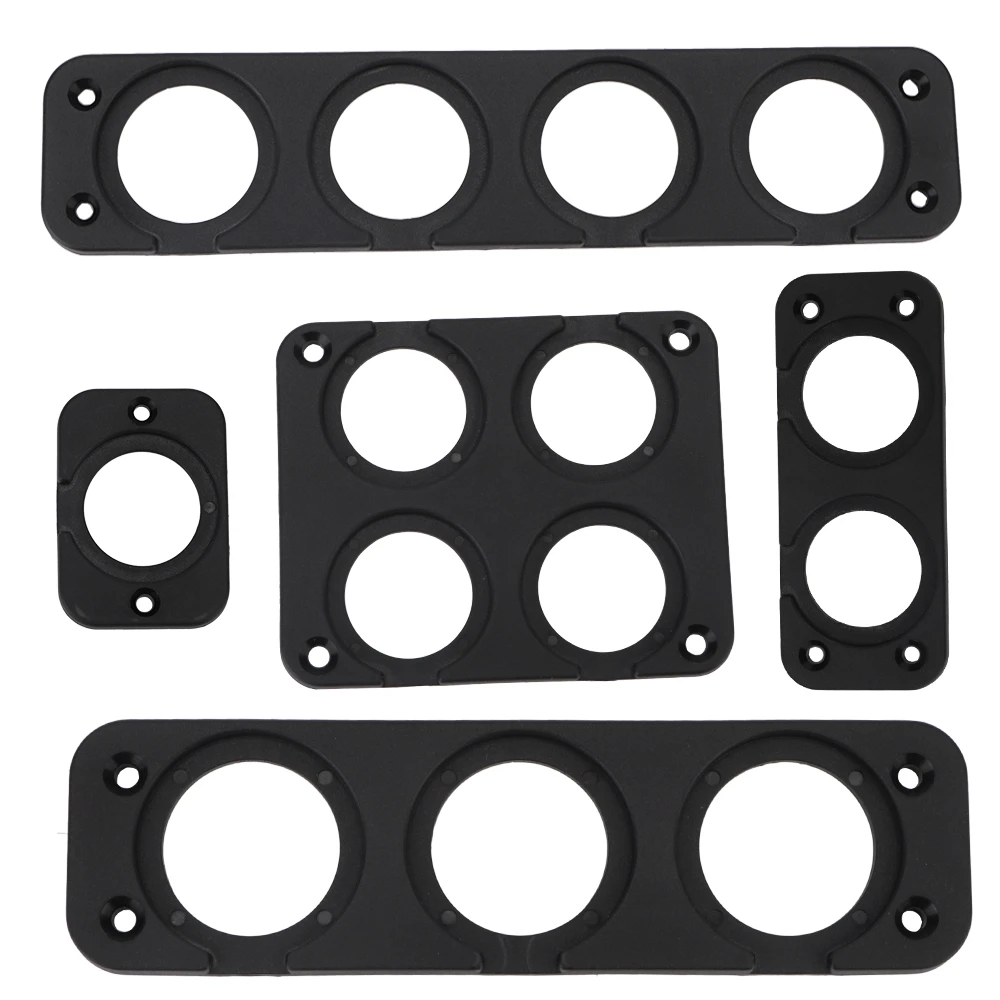 車のusbパネル充電器スイッチ 1 2 3 4穴 電圧計 取り付けプレート シガレットライター オートバイ ゴルフキャディ用 フェイシャ Aliexpress