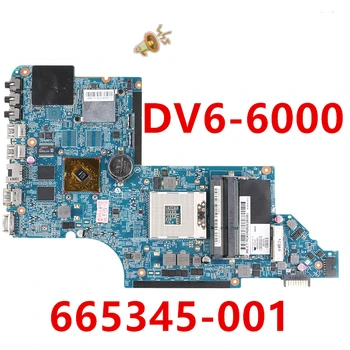 

New Notebook Mainboard For HP Pavillion DV6-6000 For Laptop Motherboard 665345-001 11A39-2 HM65 Intel