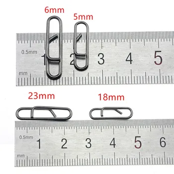 

50pcs paper clip quick link clip snap fishing tackle replacement lead link clip interlocking accessories