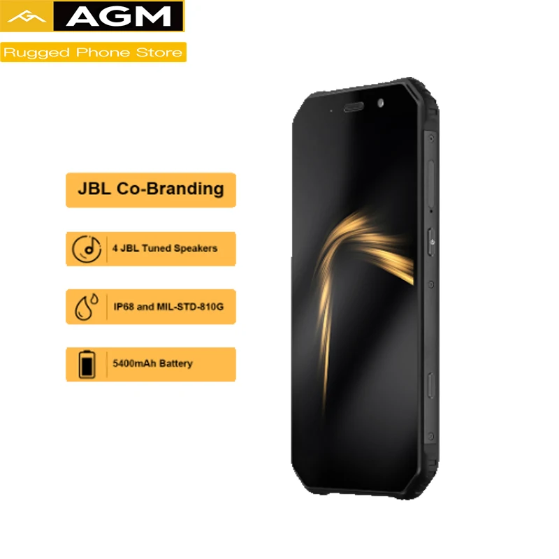 Оригинал AGM A9 4G RAM 64G + чехол в подарок ROM 5 99 &quotAndroid 8 1 5400mAh IP68 водонепроницаемый