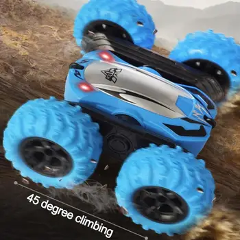 

New Stunt Remote Control Car Toys 360-degree High-speed Rotation Stunt Double-sided Car Cool Lights Rc Cars Toys For Kids Gifts