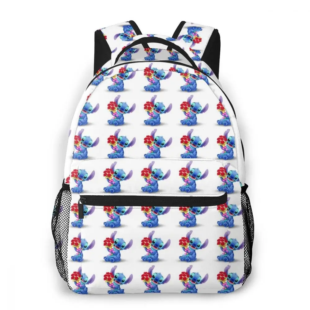 

Cartoon Image Print Annie Lilo & Stitch Stitch Has A Glitch lovely alien baby Stitch Casual Backpack