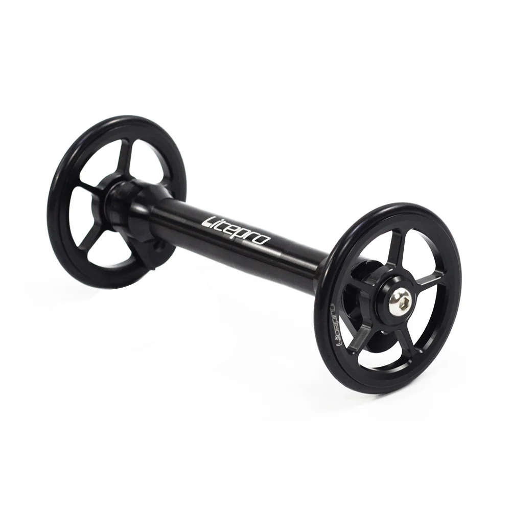 

Folding Bicycle Racks Easy Wheel Extension Block Telescopic Rod for Brompton 76g