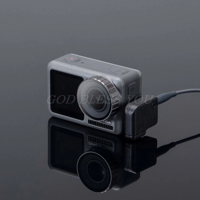 Микрофон 3,5 мм/USB-C адаптер для зарядки аудио внешнее крепление для микрофона для Osmo Action