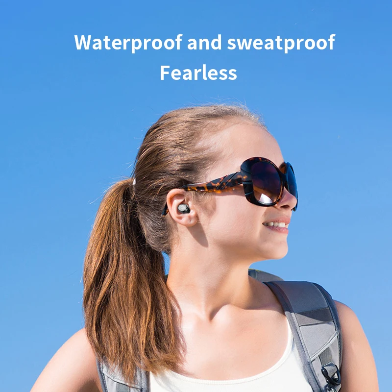 Новые f9 Bluetooth 5,0 наушники беспроводные наушники шумоподавление беспроводные наушники 6D стерео с мобильным питанием