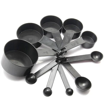 

10Pcs/Set Kitchen Measuring Spoons Teaspoon Coffee Sugar Scoop Cake Baking Flour Measuring Cups Kitchen Cooking Tools Home Usage
