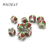 Металлические бусины дредлок бусины dread бусины около 5 мм отверстие оплетка манжеты клип бусины нерегулируемые Клубничные волосы кольца