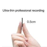 Ultra-Thin Tiny Mini Voice Recorder 4-32GB Digtal Professional Sound Activated Dictaphone Noise Reduce Record 8GB MP3 Player